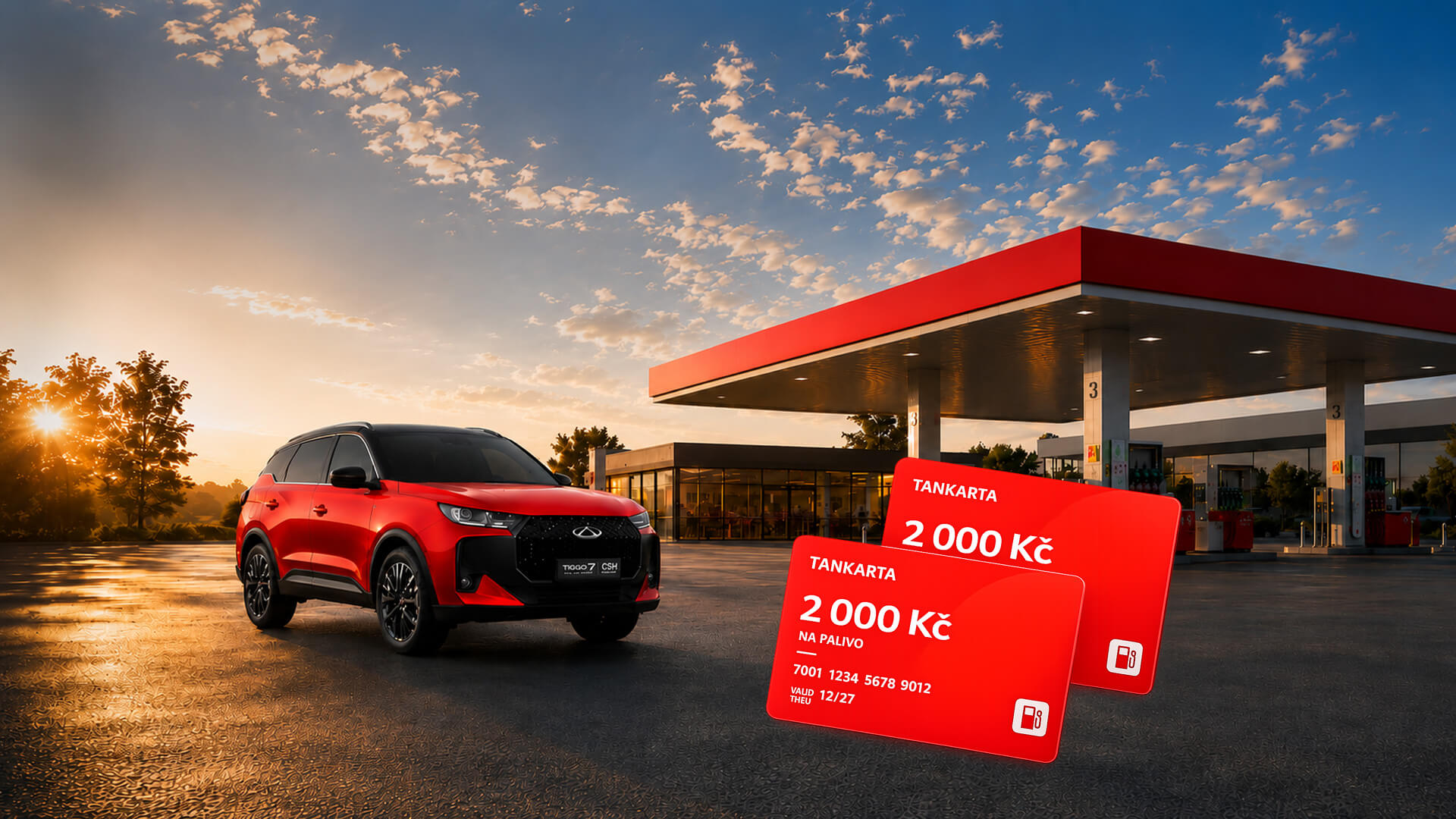 S CHERY až 4000 Kč na palivo