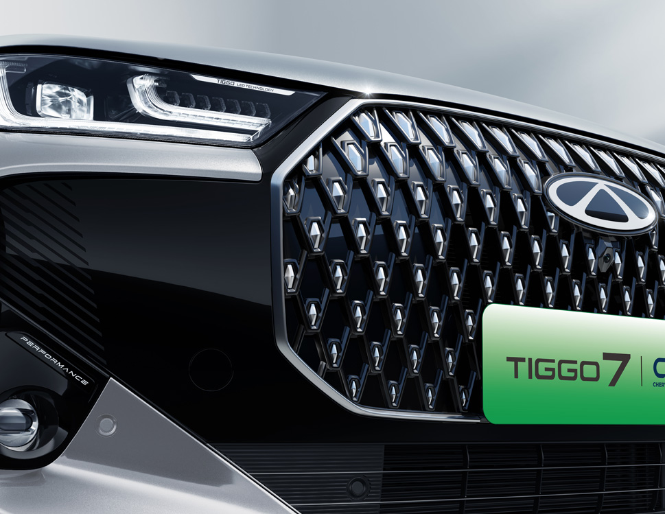 CHERY Tiggo 7 PHEV - Exteriér - Rhombus Diamond mřížka