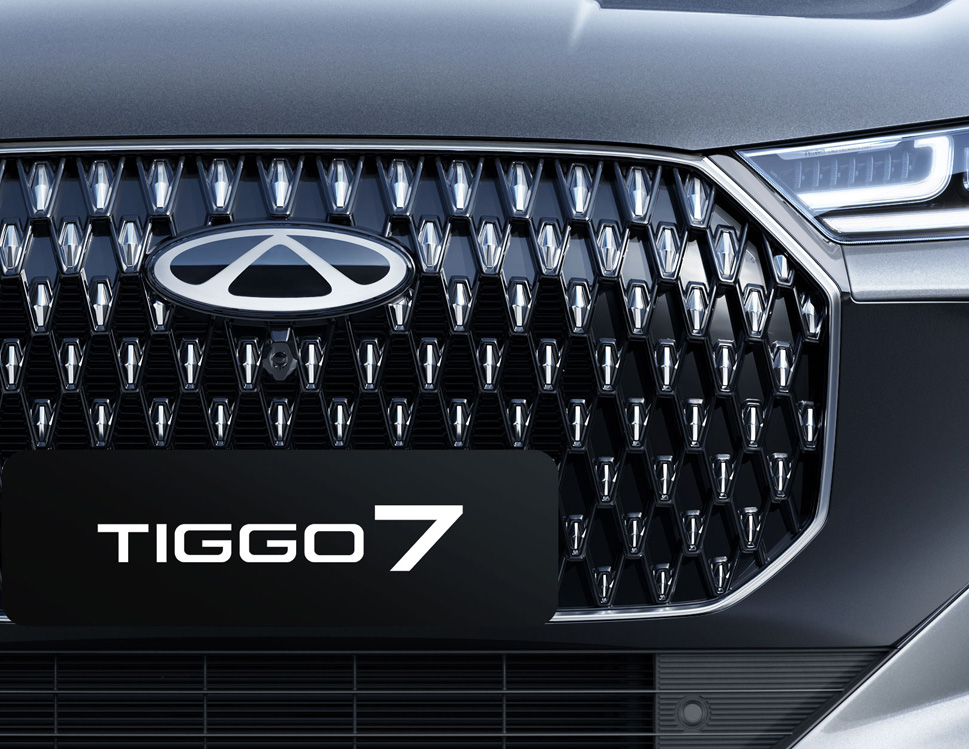 CHERY Tiggo 7 PHEV - Exteriér - Rhombus Diamond mřížka